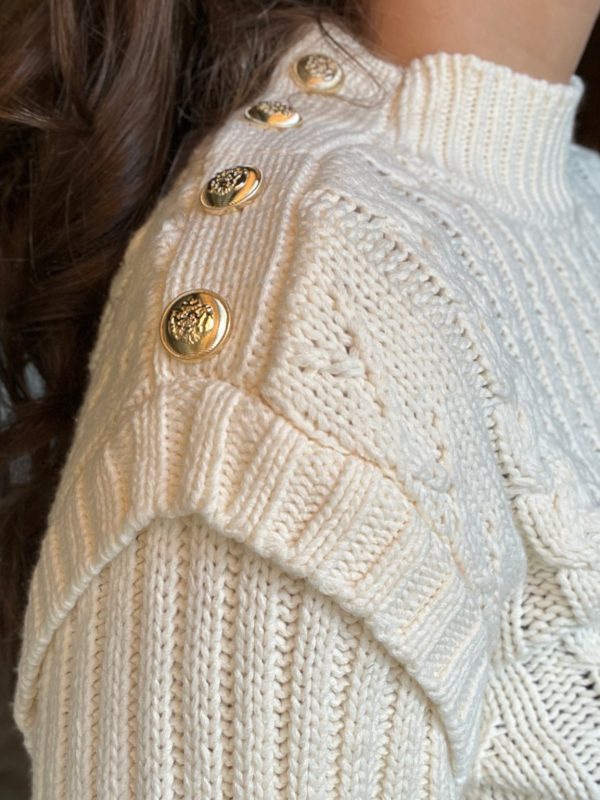 Product Image for  Button Shoulder Sweater