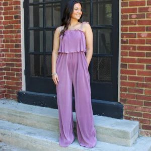 Product Image for Purple Ruffle Jumpsuit
